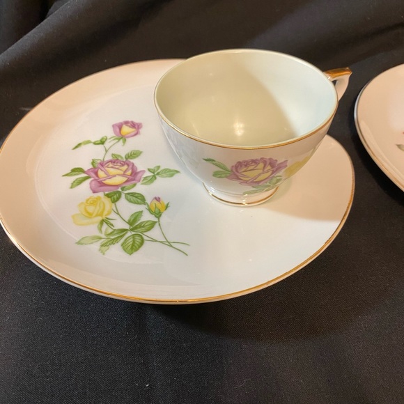 vintage LeftonChina Hand painted Cup and snack sets - Picture 6 of 8